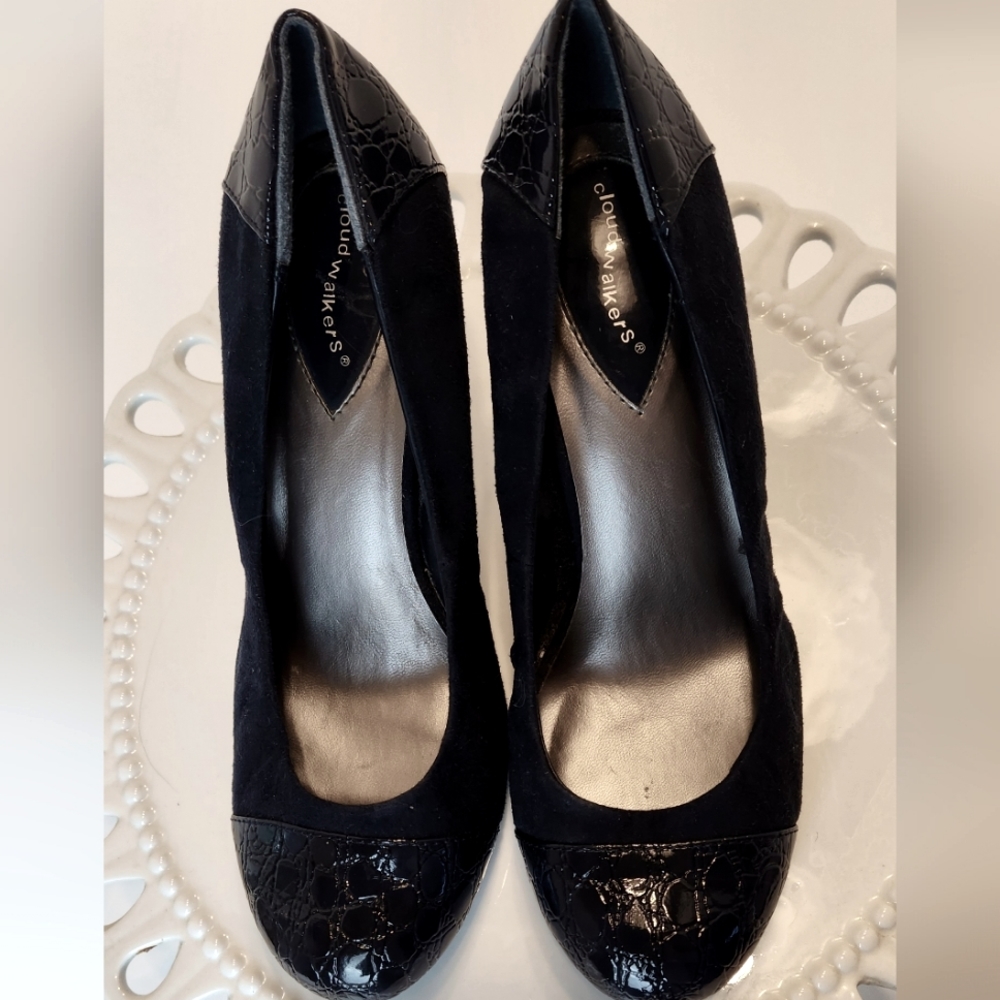 NAVY CLOUD WALKERS Heeled Shoes